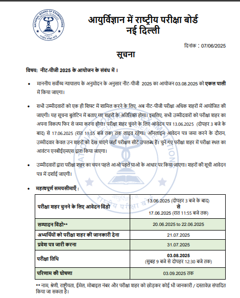 NEET PG 2025 exam date